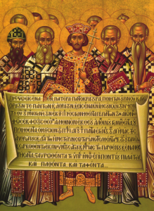 Icon of the Fathers of the First Ecumenical Council of Nicea