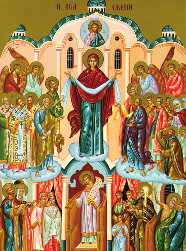 Icon of the Protection of the Mother of God