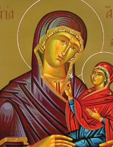 Icon of Saint Ann and the Mother of God