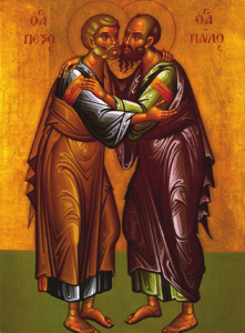 Icon of Saints Peter and Paul
