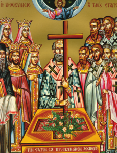 Icon of the Sunday of the Holy Cross