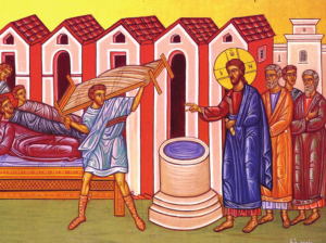 Icon of Healing the Paralytic
