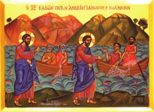 Icon of the Call of the Disciples