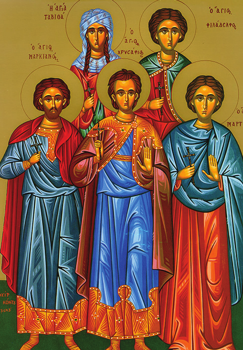 Icon of Saint Tabitha and Others